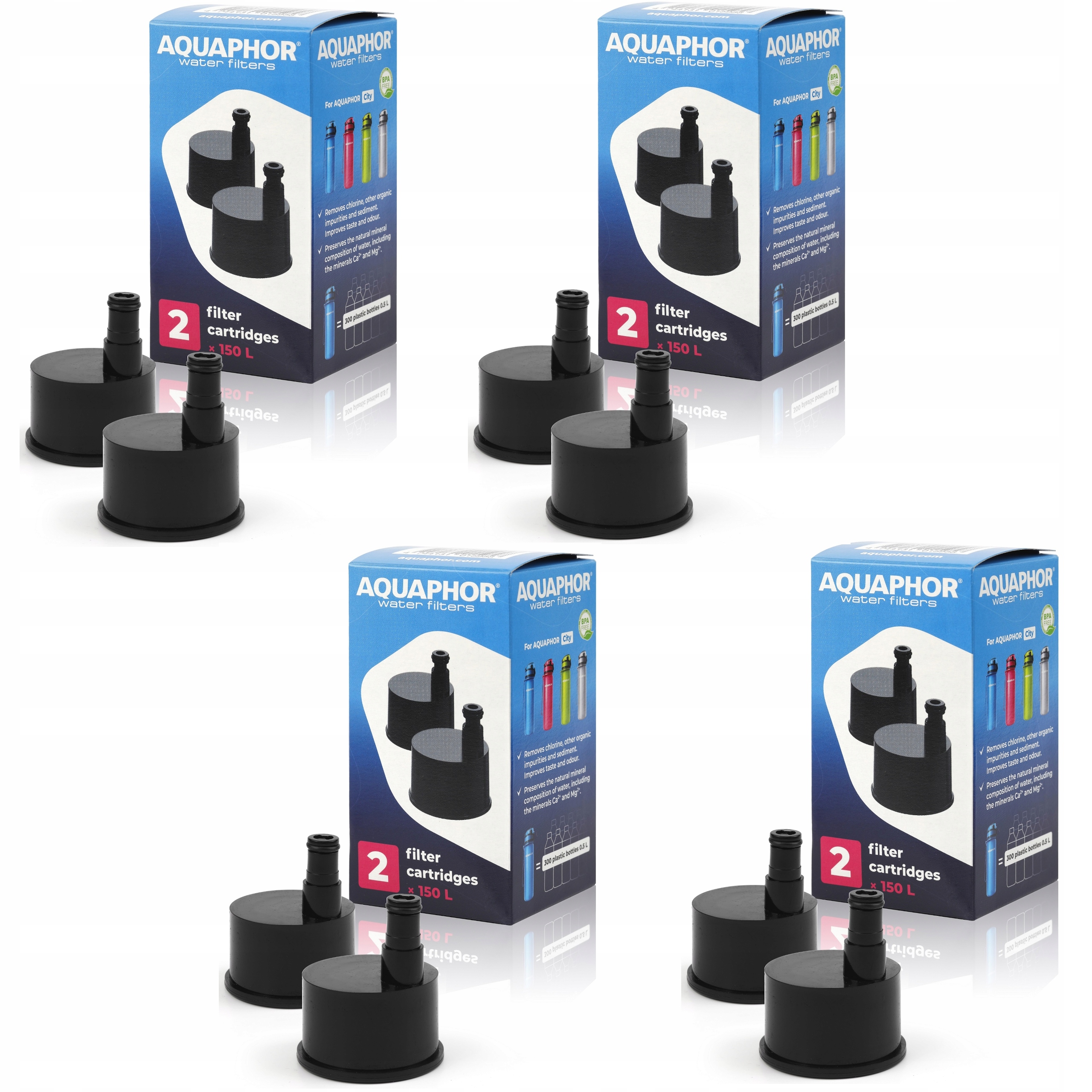 

Aquaphor Wkład filtr do butelki City 8 szt