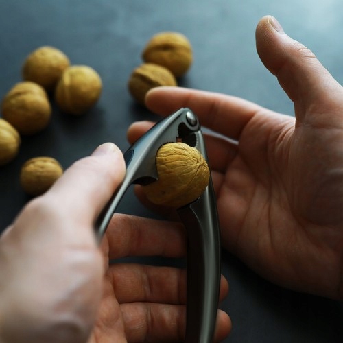 Dziadek do Orzechów Mocny Solidny Premium Grafit Metalowy Łupacz Szczypce Waga 197 g