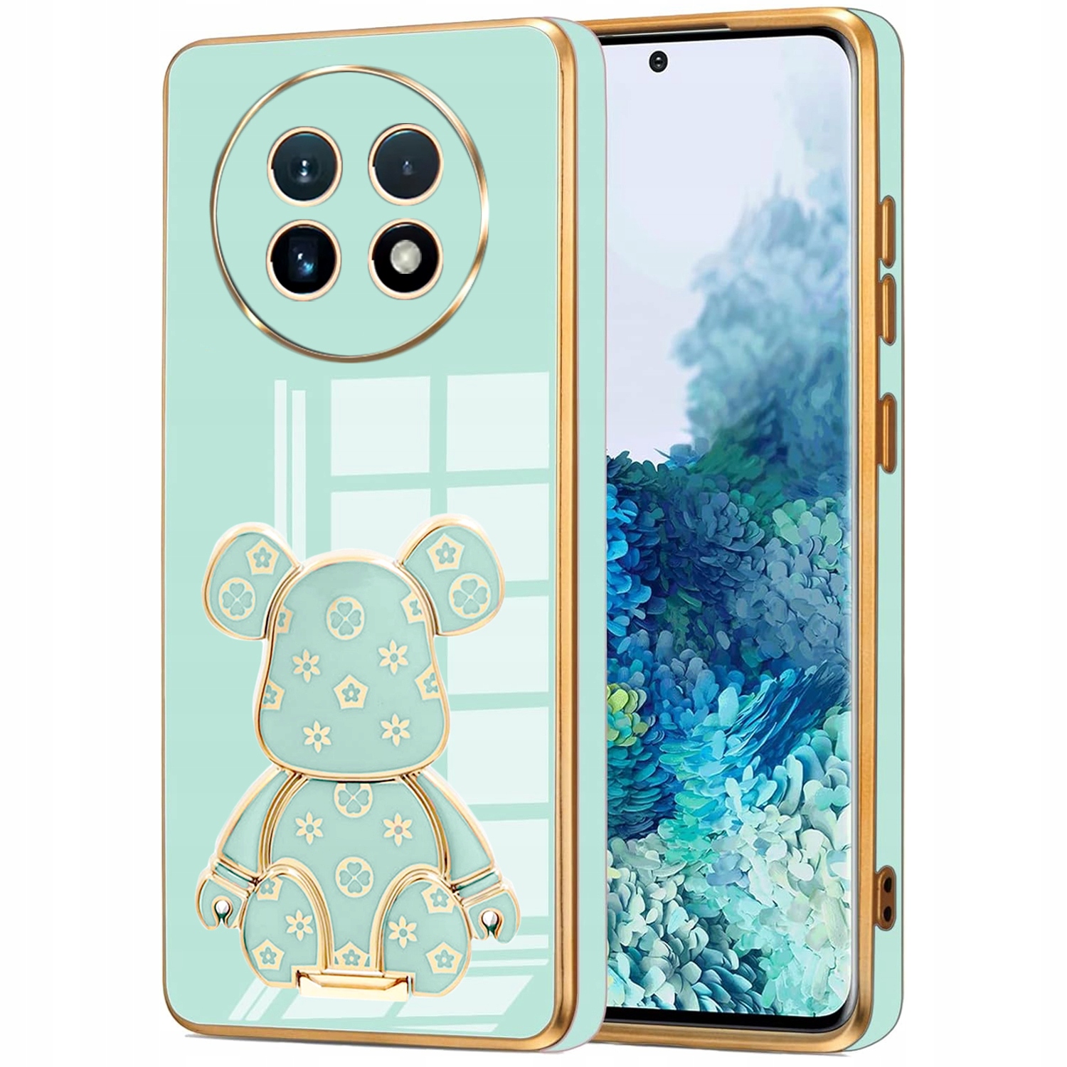 ETUI DO REALME 12 5G / 12X 5G GLAMOUR MIŚ UCHWYT PODSTAWKA SILIKON CASE Marka Itel