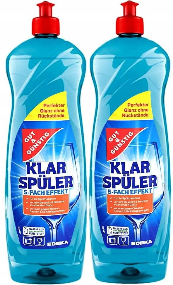 

Gut&Gunstig Nabłyszczacz do Zmywarki De 2x 1L