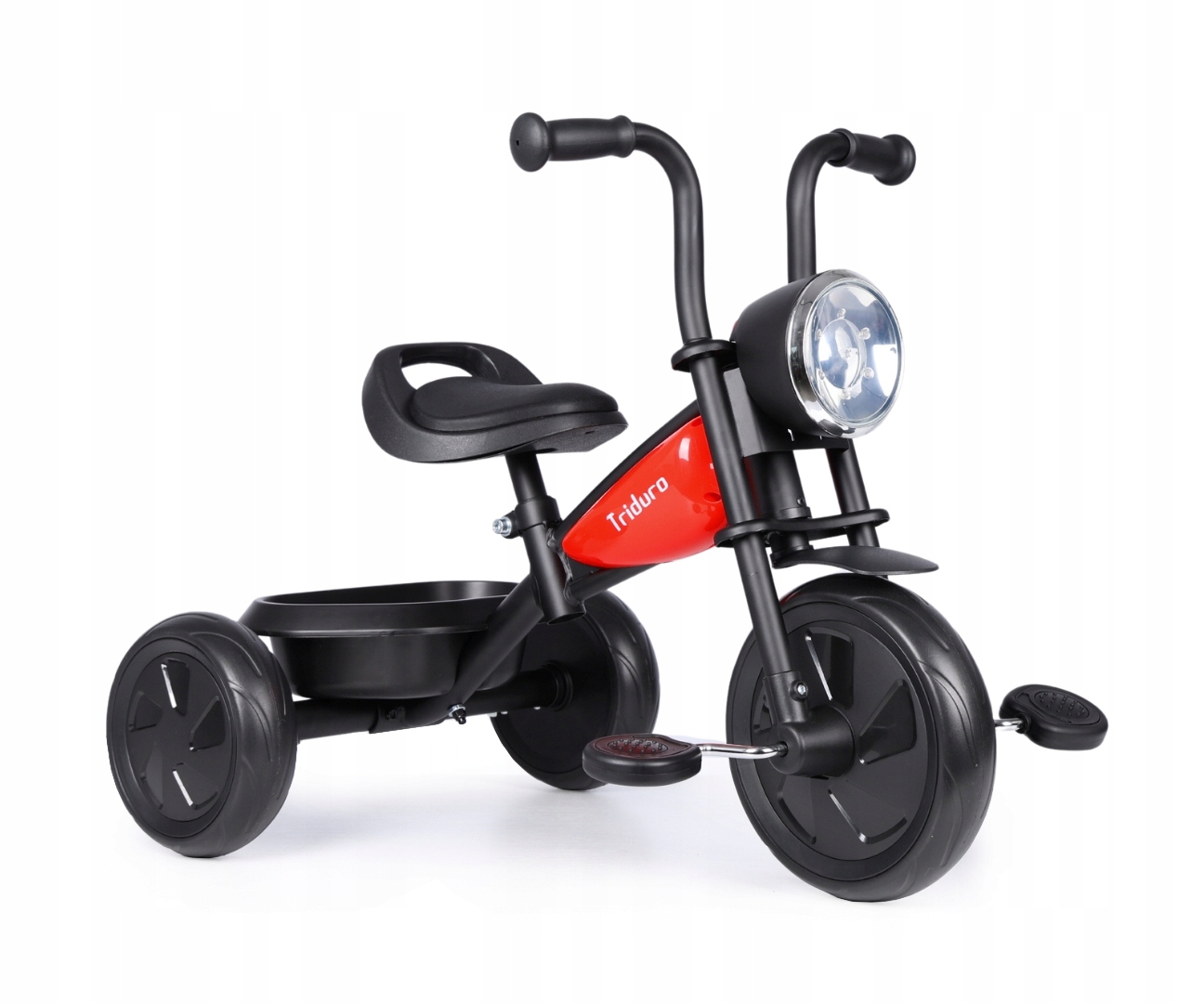 Rowerek Trójkołowy motocykl jeździk dla dzieci Triduro czerwony Qplay