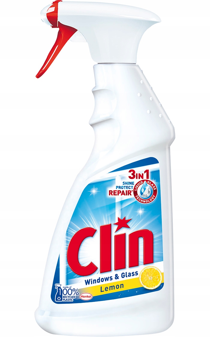 

Płyn do mycia szyb okien Clin Lemon spray 500ml