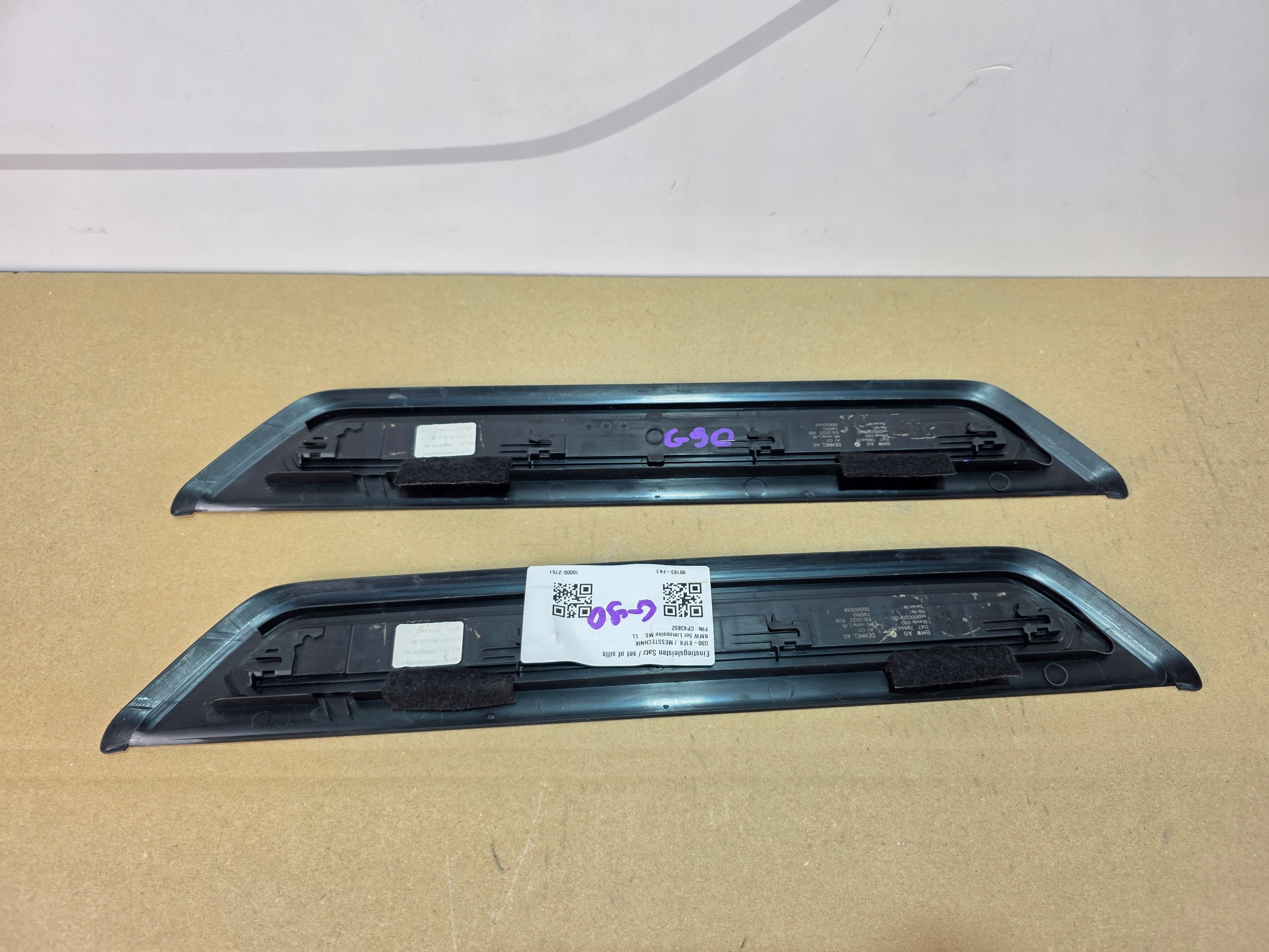 moulding threshold front BMW M5 G90 7886679