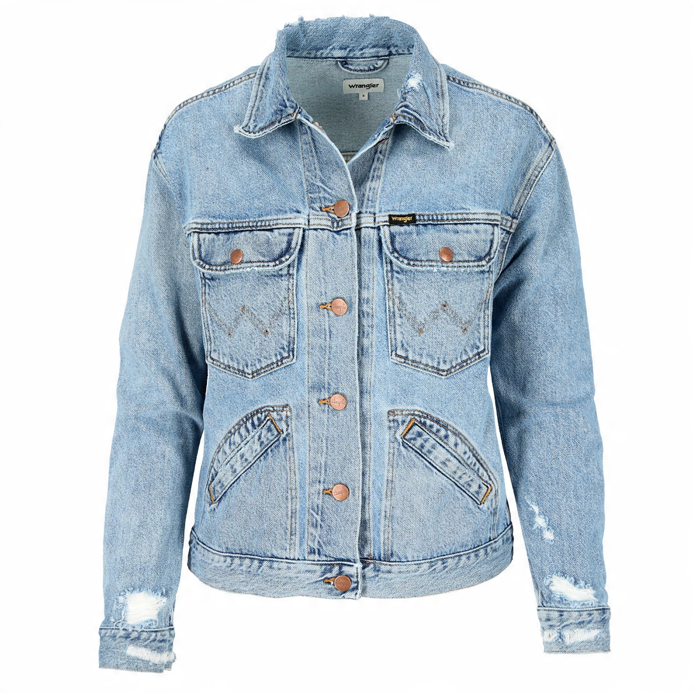 

Wrangler Retro Jacket Damska Kurtka Jeansowa - M