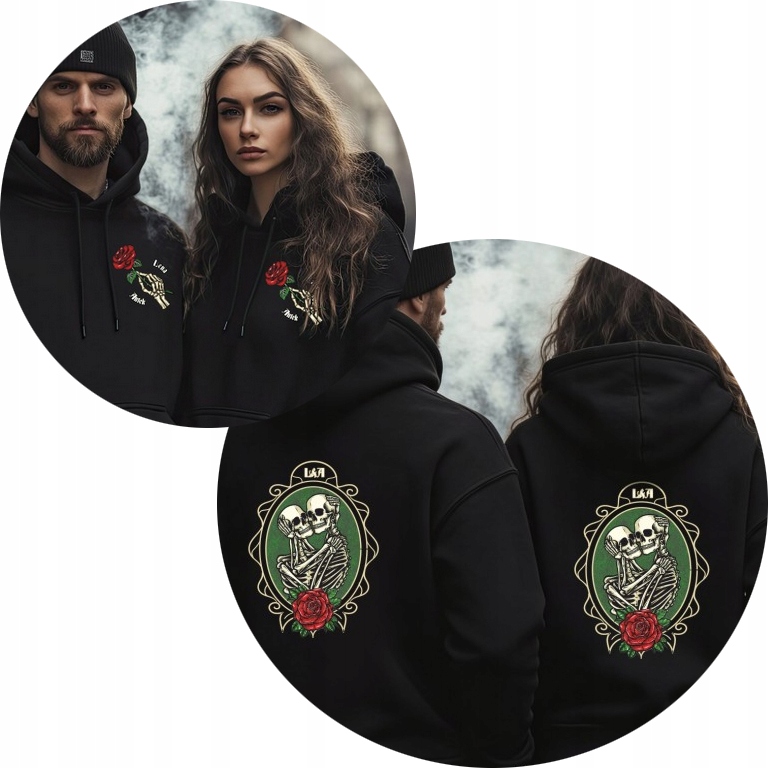 Sada mikin pro pár na Valentýna Skeletons pro ni i pro něj