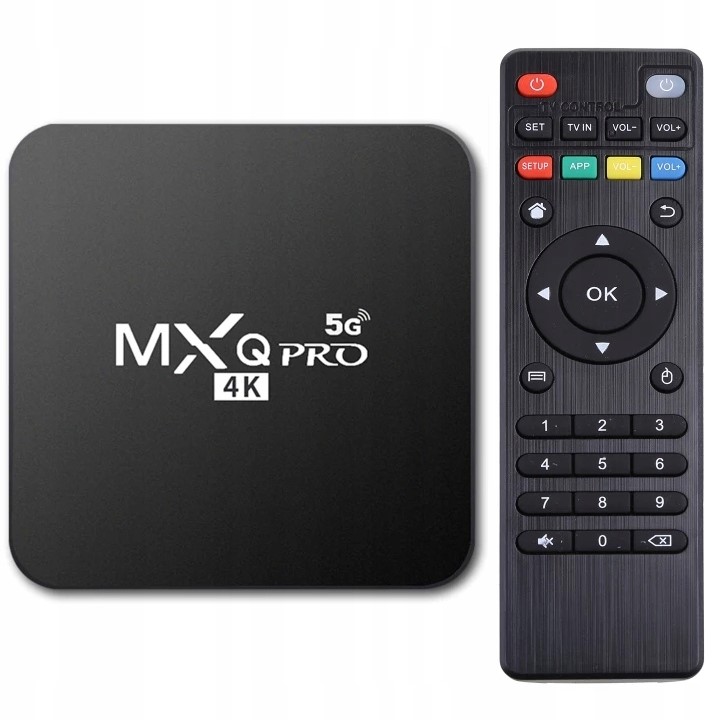 SMART TV BOX 1/8GB MXQ PRO 4K 5G DEKODER ANDROID 9.0 KODI PRZYSTAWKA WIFI S
