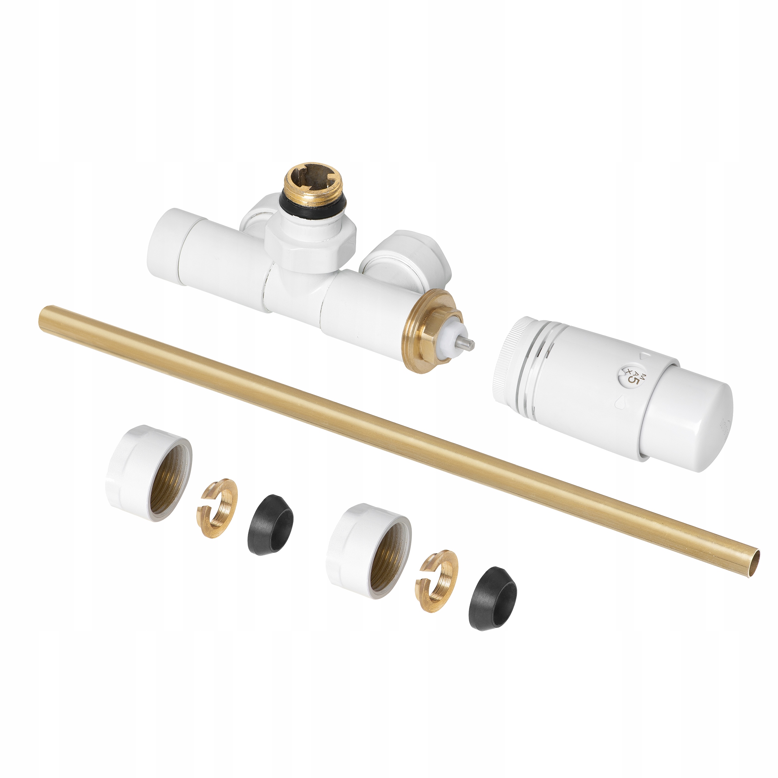 Sada pro spodní připojení, jednootvorová, duoplexní, bílá Prov