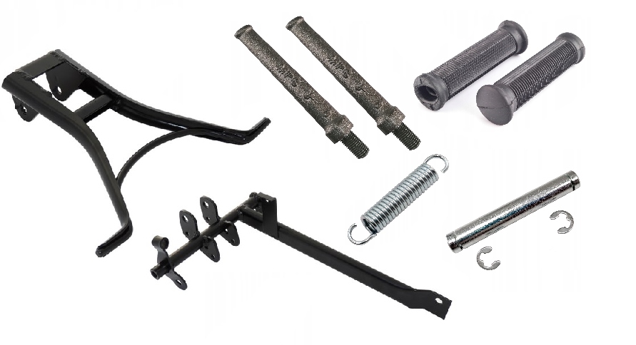 Nová Kompletní Středová Patka Konstrukce Pružina Osa Jawa 50 Typ 23 Mustang