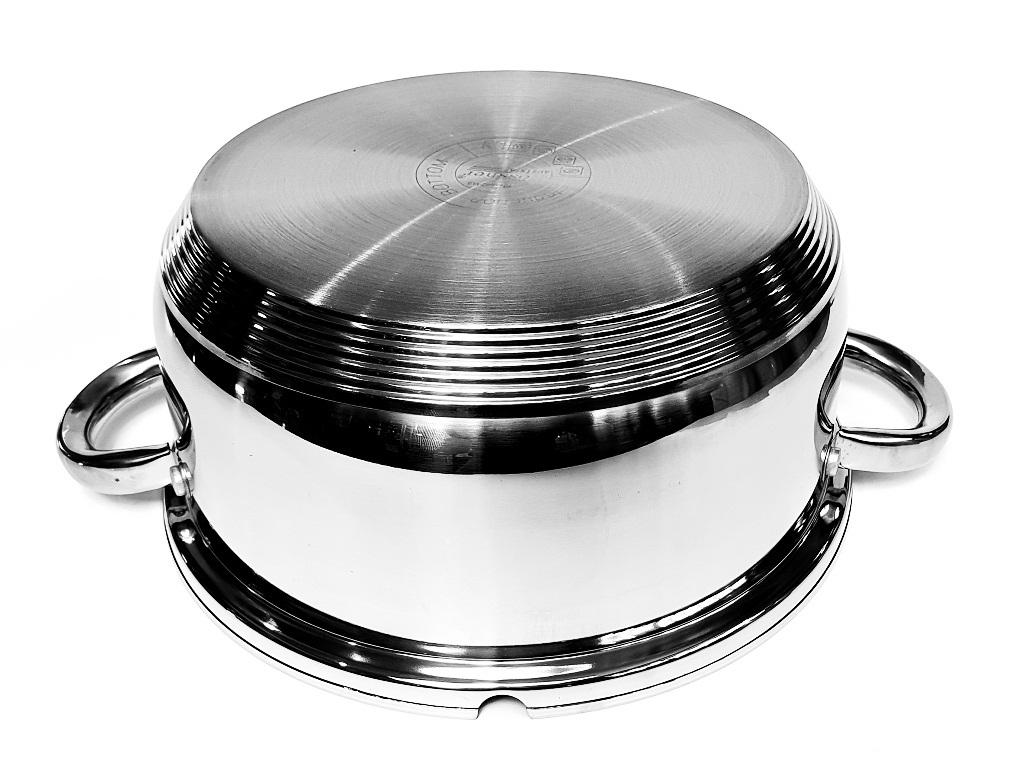 Sokownik Stalowy Rossner 8 l srebrny Grube Dno Rodzaj sokownik