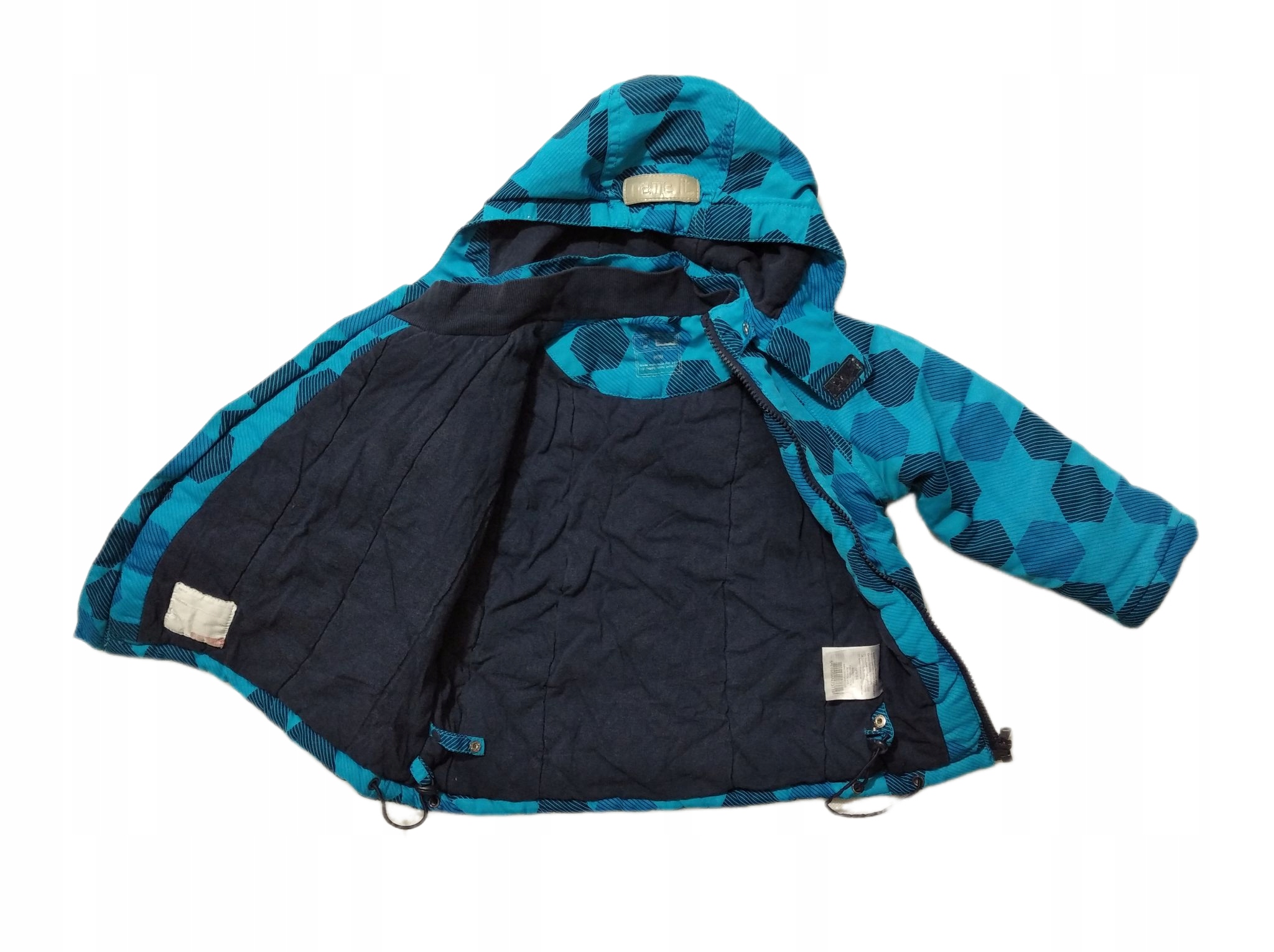 Kurtka przejściowa z ukośnym suwakiem bawełniana podszewka name it 1,5-2lat EAN (GTIN) 5710894473716