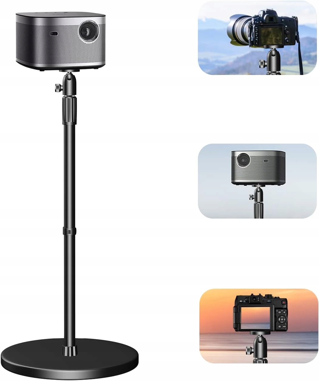 Univerzální hliníkový stativ pod projektor s nastavitelnou výškou