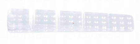 

Klin poziomujący łamany przezroczysty plastik 10sz