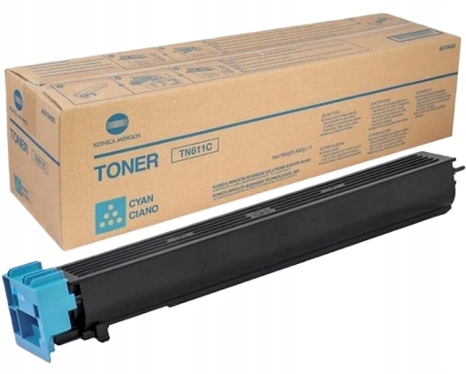 Toner Konica Minolta TN611C Cyan A070450 Bizhub C451 C550 C650 Oryg