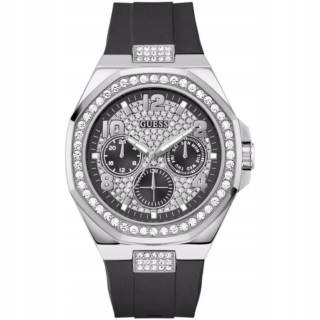 Pánské Hodinky Guess GW1002G1 černý řemínek