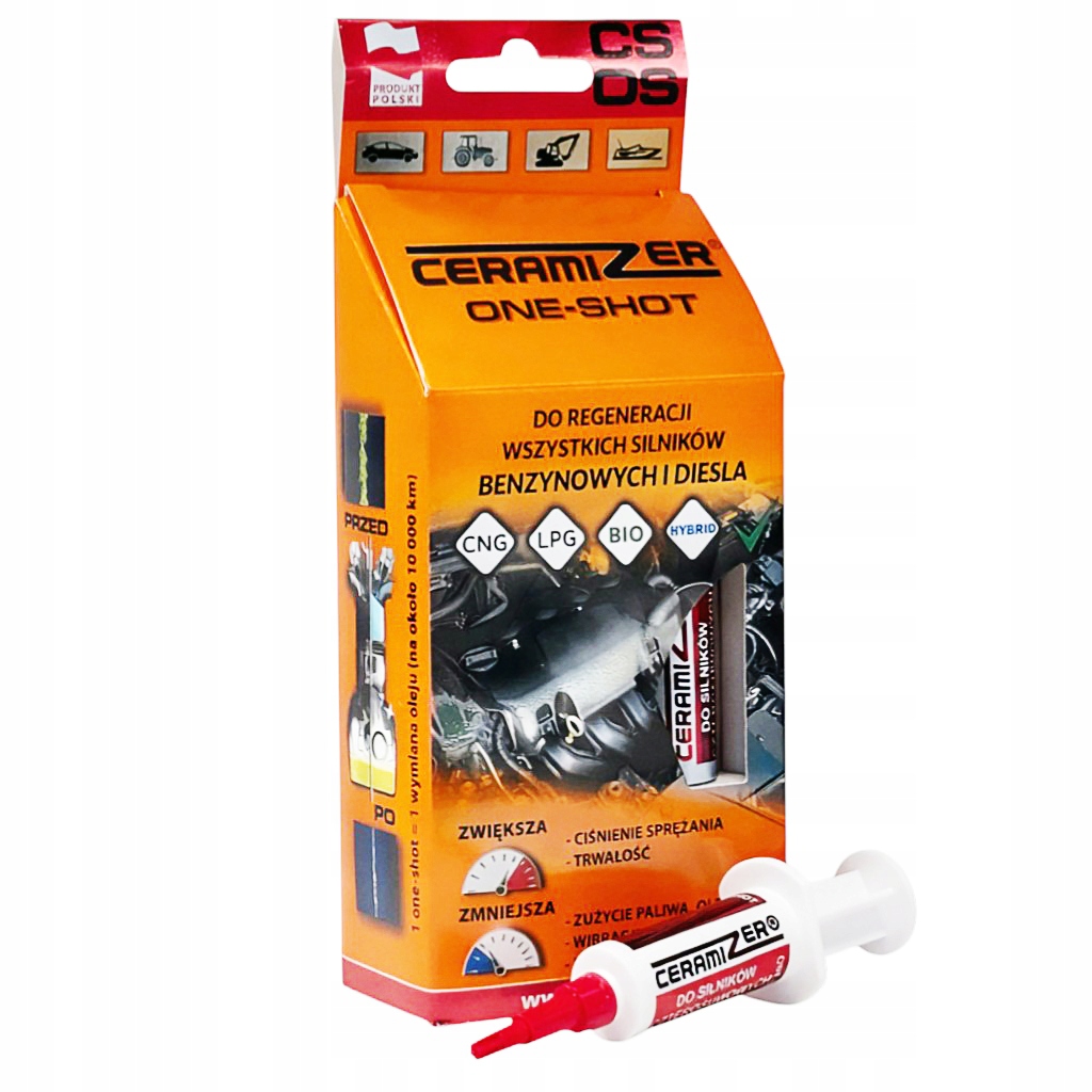 Regeneracja Silnika Dodatek do oleju silnikowego Ceramizer Cs One-Shot