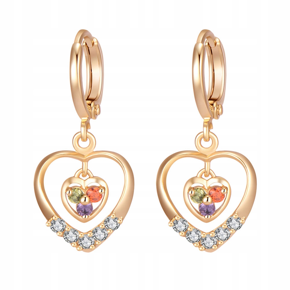 KOLCZYKI Z WISZĄCYMI KOLCZYKAMI Z RYNKAMI