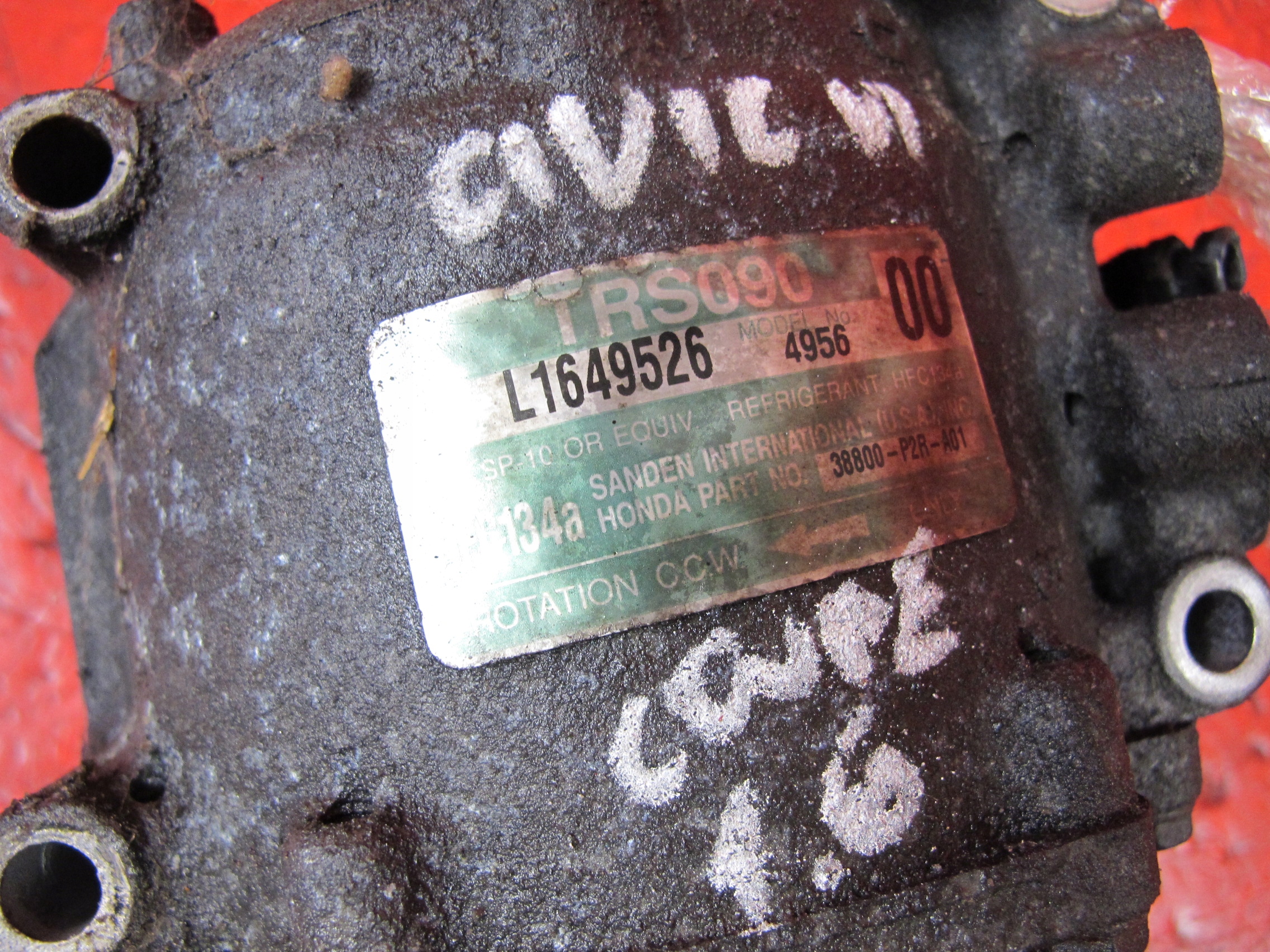 CIVIC VI 6 1.6 16V Compressore Compressore 38800P2RA01