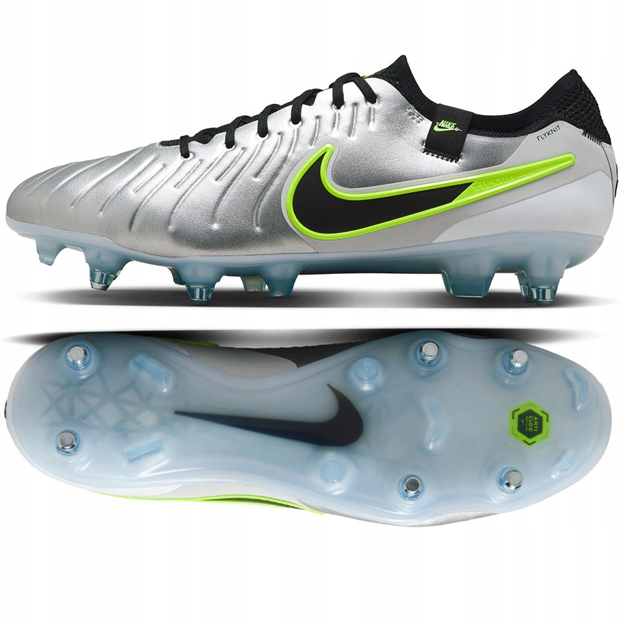 Nike Tiempo Legend 10 Elite Sg-pro Ac (42) Boty Šrouby Pánské Stříbrné