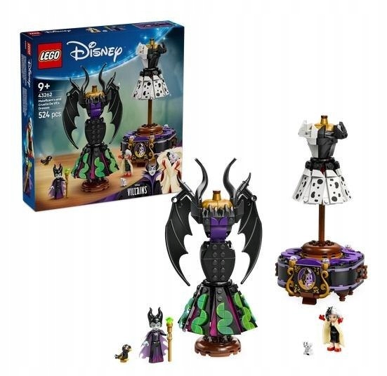 Lego(r) Disney Classic 43262 Šaty Diaboliny a Crue