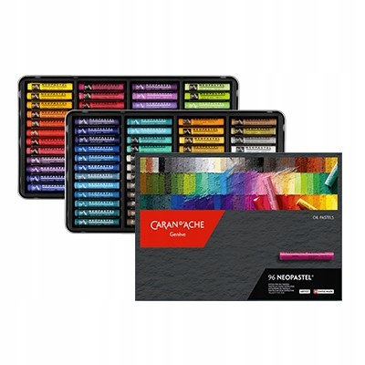 Olejové pastelky Neopastel, Caran d'Ache, 96 barev