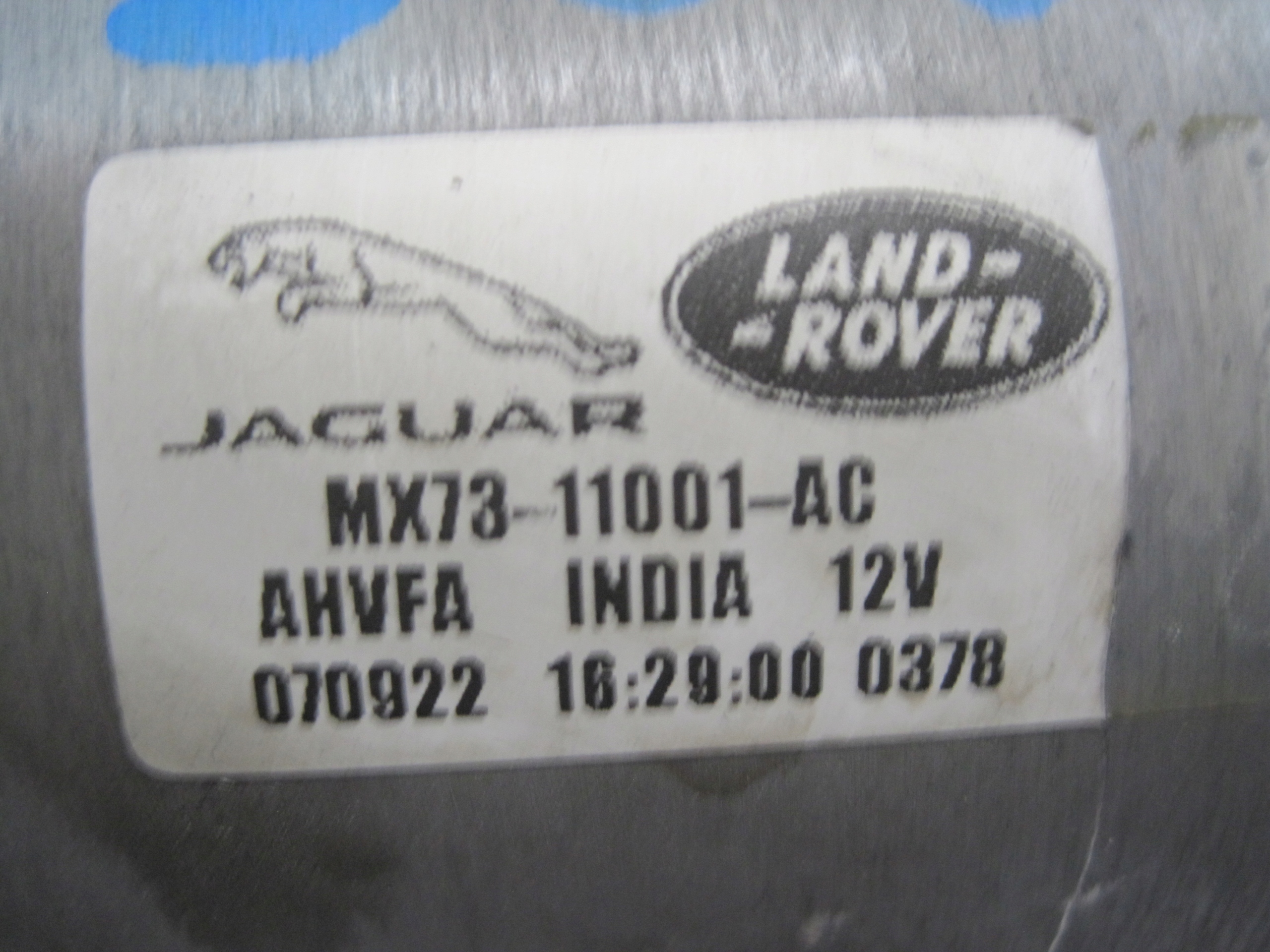 starter JAGUAR F PACE 2,0D MX73-11001-AC