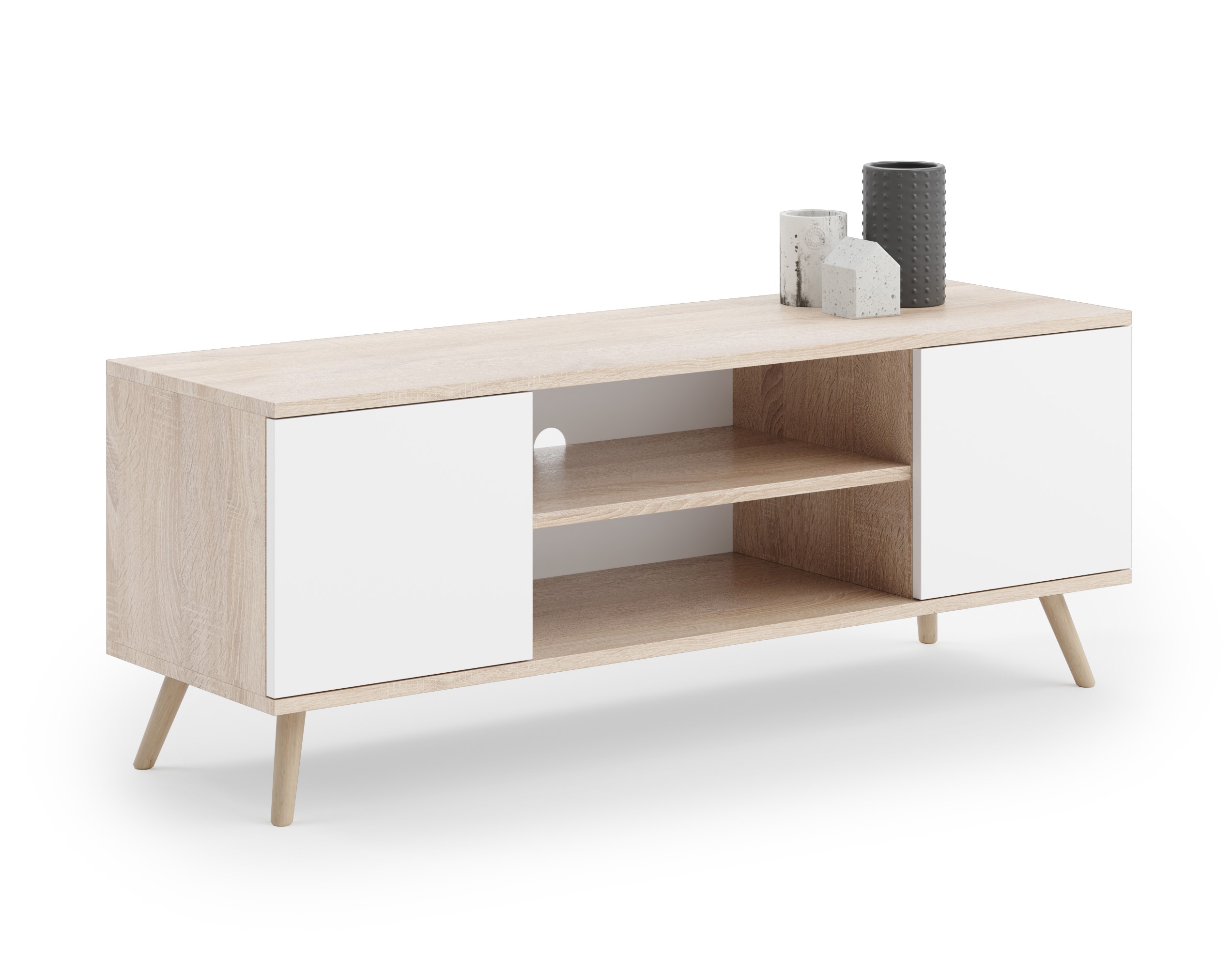 

Szafka Rtv Focus stolik Tv komoda 155cm dąb sonoma