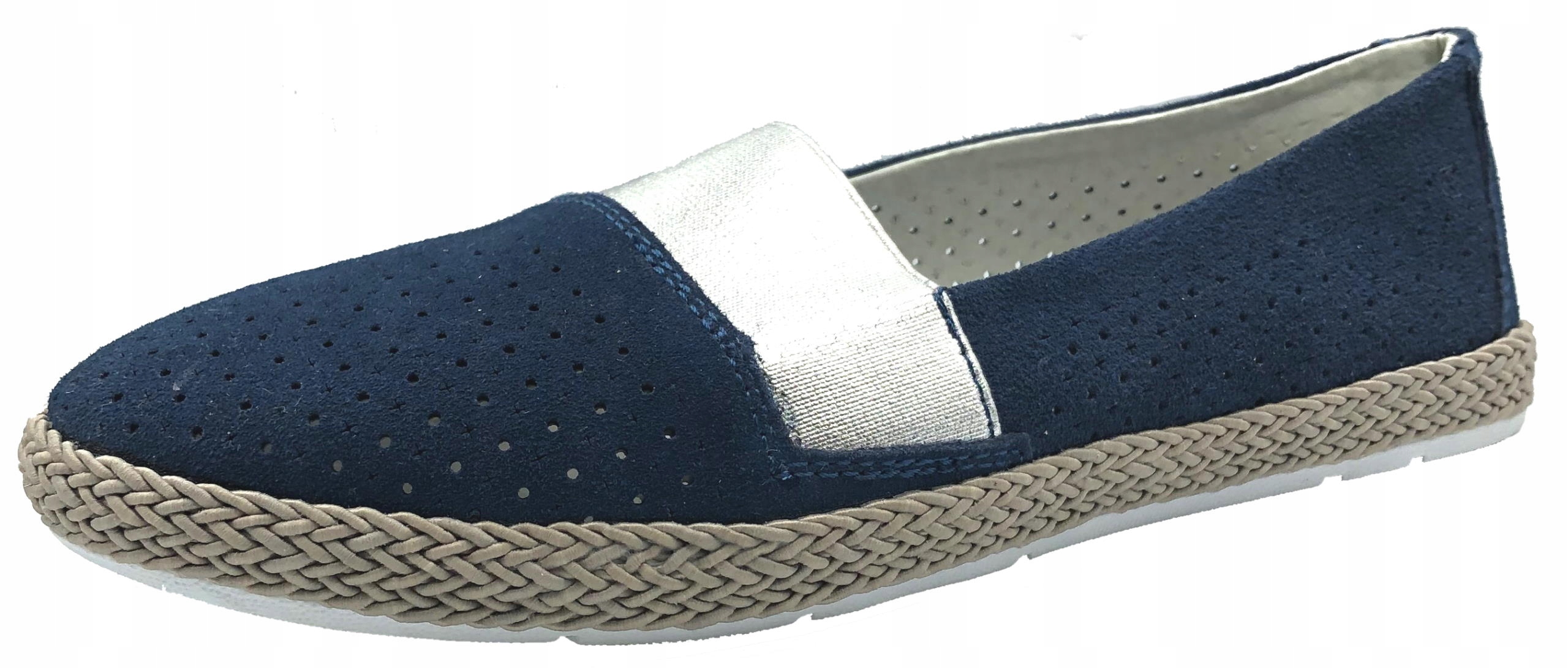 SKÓRZANY MOKASYN AŻUROWY WSUWANY JEZZI GRANAT 37 Marka Jezzi