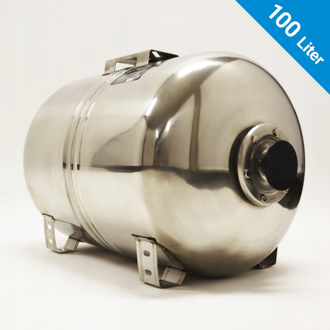 Membránová nádrž z nehrdzavejúcej ocele Bituxx 100L tlaková nádoba 8