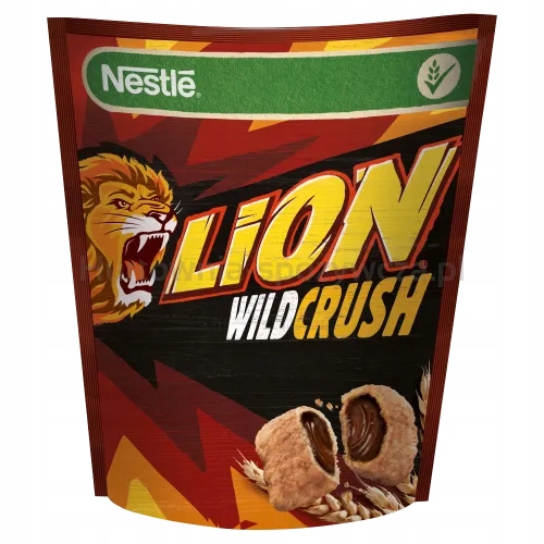 Levně Nestle Vločky Lion Wild Crush 350 G