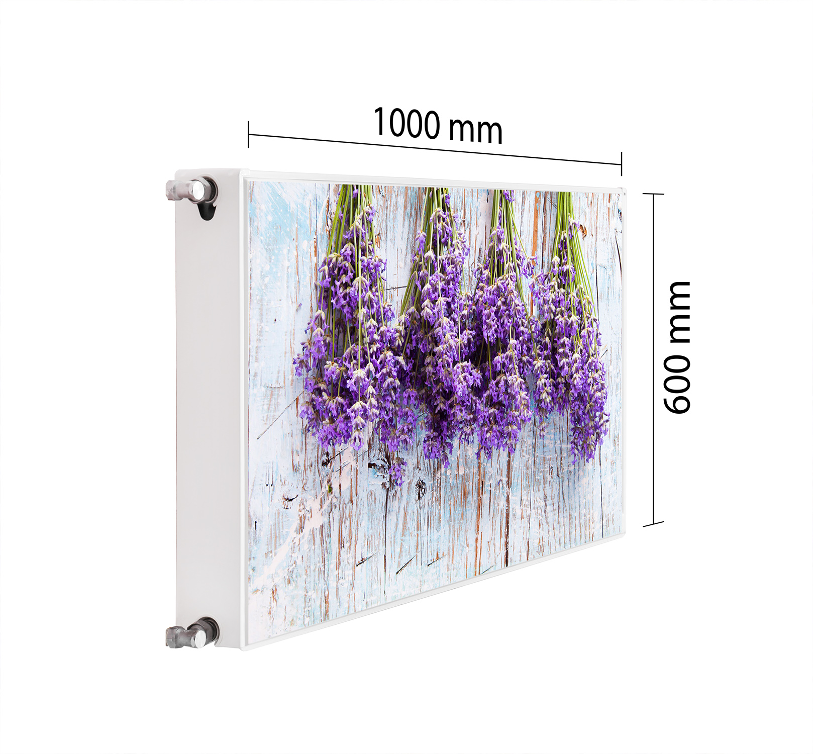 Kryt Na Radiátor Maskovač 100x60 Levandulová Podložka Magnet