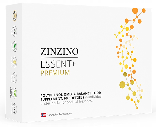 Zinzino Essent+ Premium, 60 kapsúl