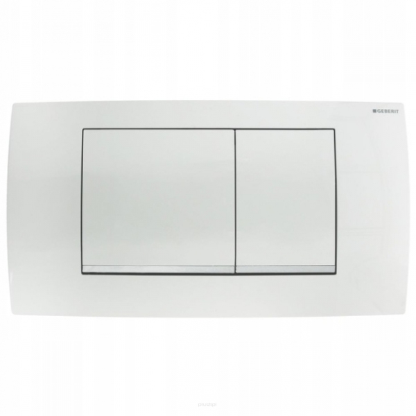 Wc tlačítko Geberit Twinline bílé 115.899.KJ.1 pro staré typy splachovačů