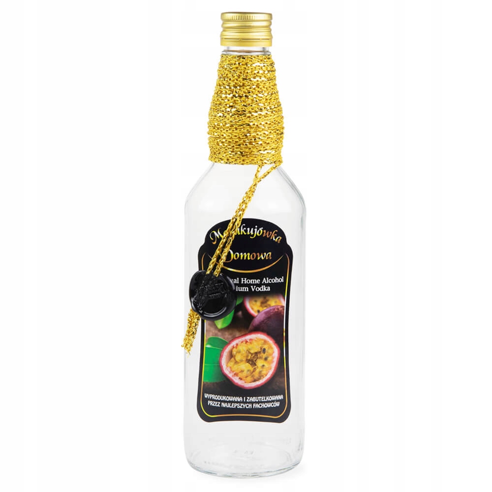 

Butelka zdobiona monopol 500ml Domowa Marakujówka