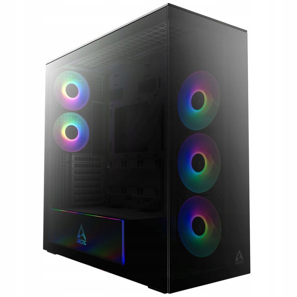 Počítačová Skriňa Arctic Xtender Black Dark Tg Window Midi Tower čierny