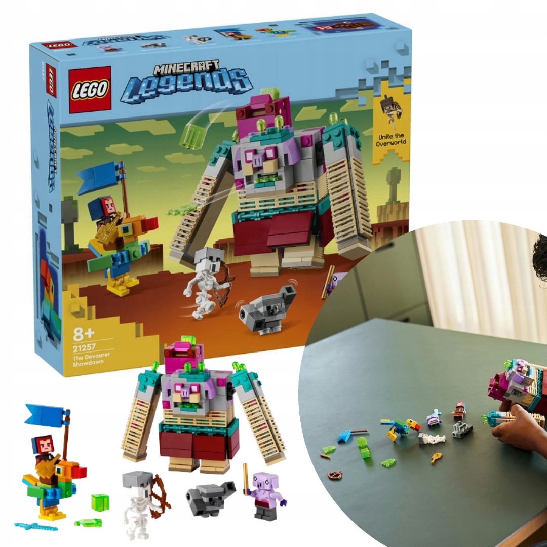 Lego Minecraft Decydujące Starcie Z Dewastatorem 21257