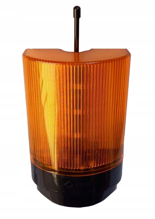 Oranžová Lampa Plochá MODENA2 S Anténou