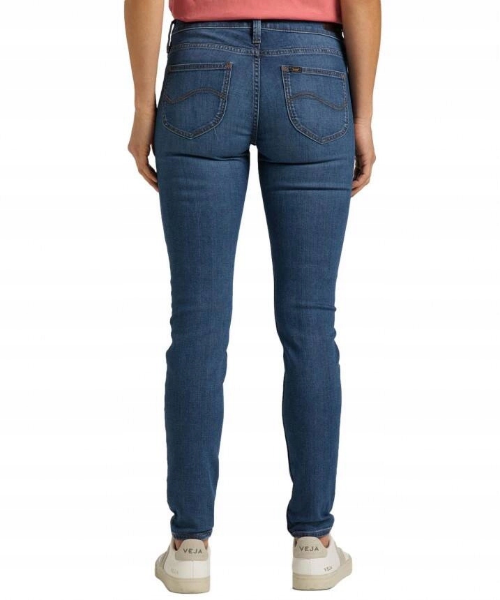 Dámské úzké nohavice džíny Lee Scarlett MID Worn L526CGMZ 26/33