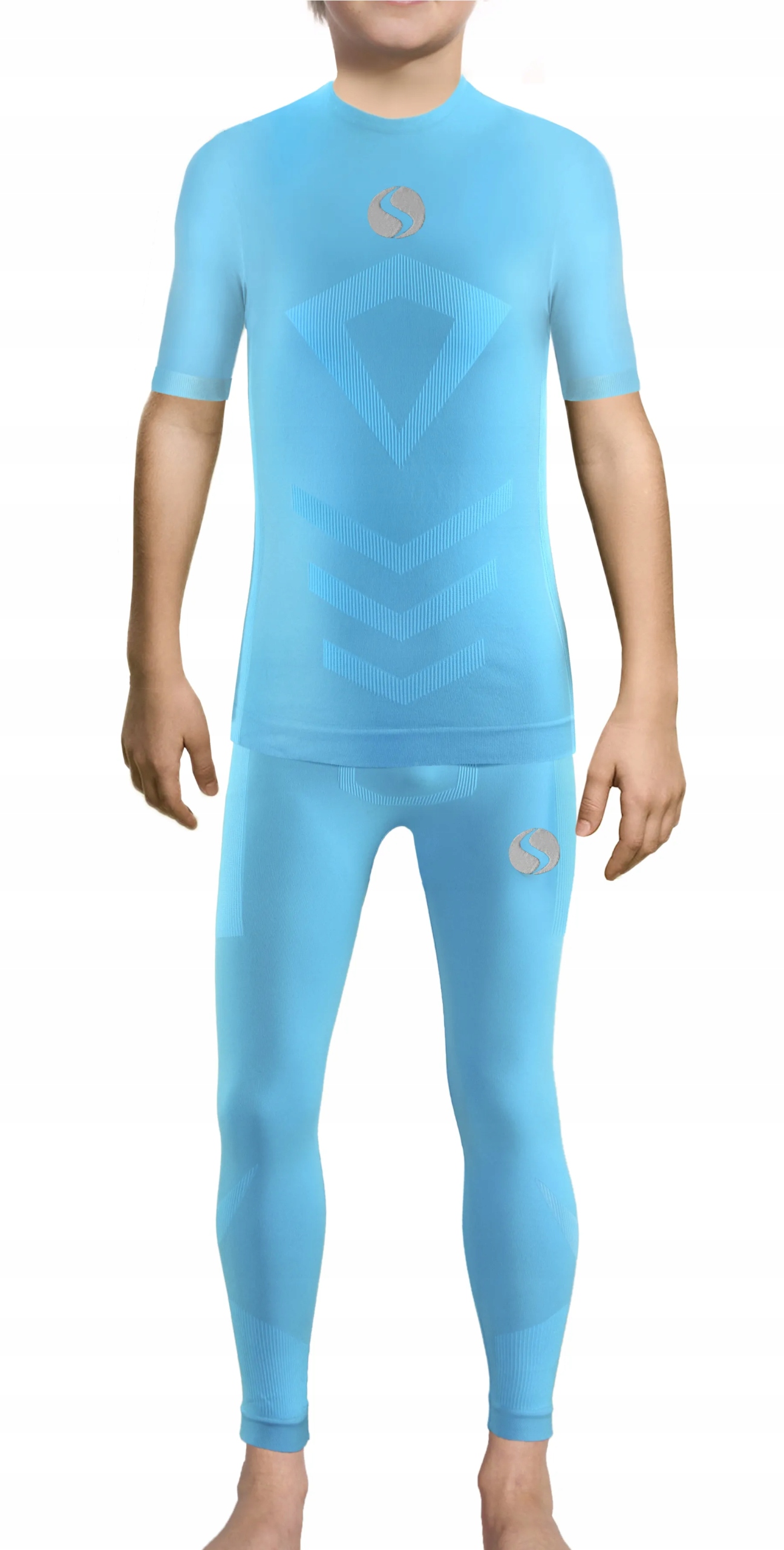 Sesto Senso Komplet Thermo chlapec kr.ruka délka spodku Modrý 140-164 2XS/XS