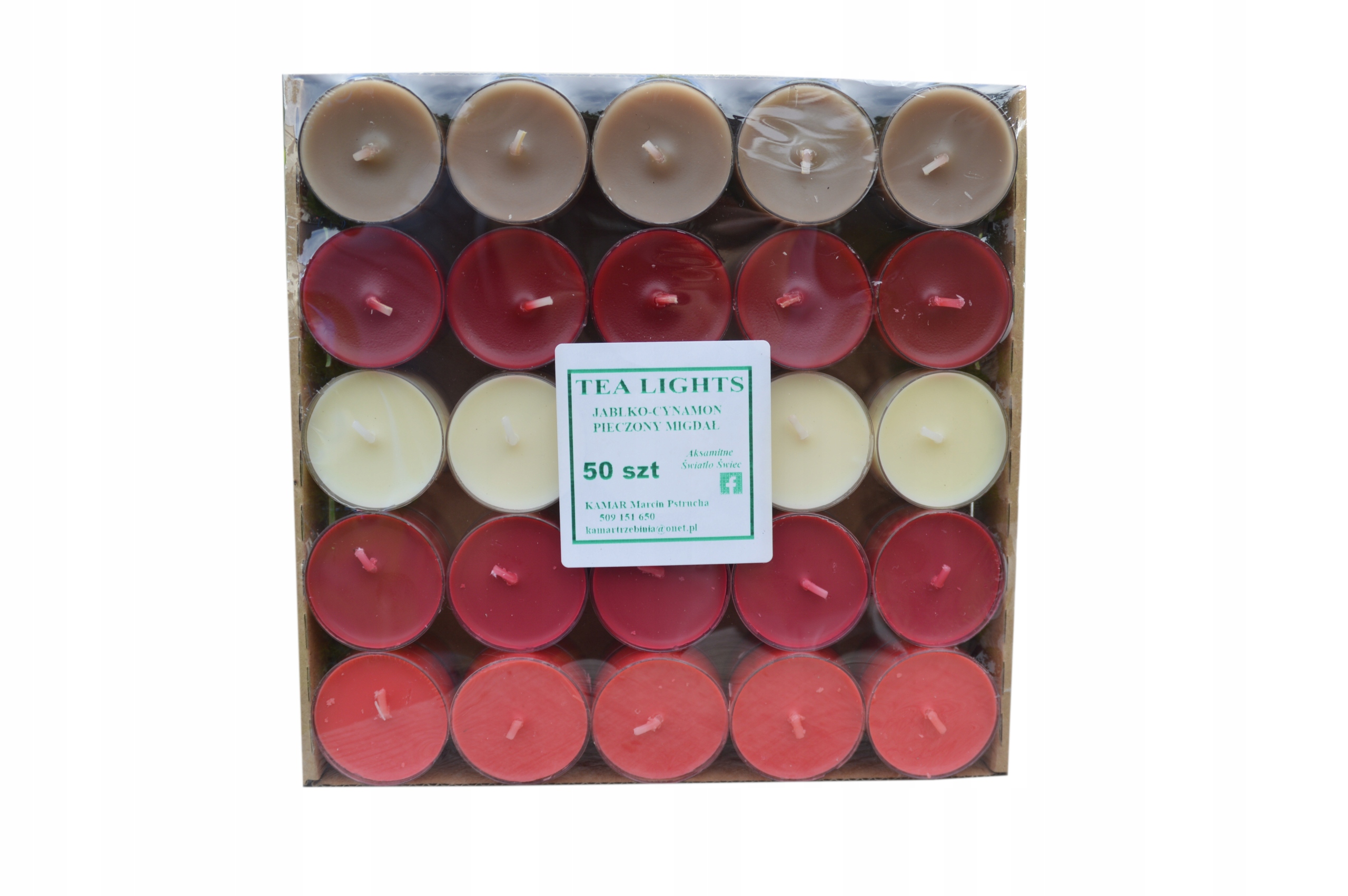 

Podgrzewacze Zapachowe Miks 50szt Eko Opakowanie