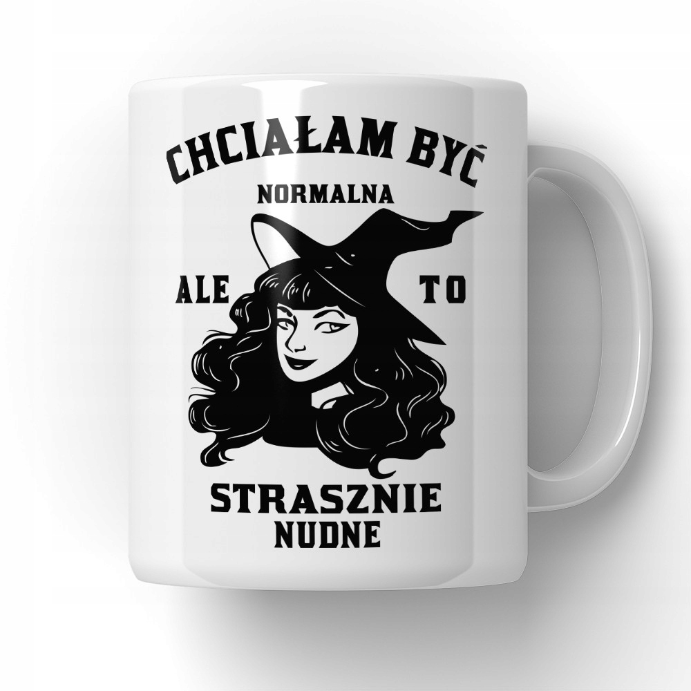 

Kubek Wiedźma Chciałam Być Normalna