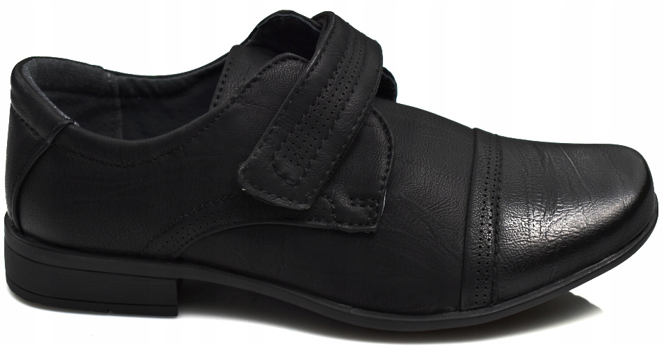 AP Nowe Czarne PÓŁBUTY Wizytowe Rzepy 20,5 cm - 33 Marka Inna marka