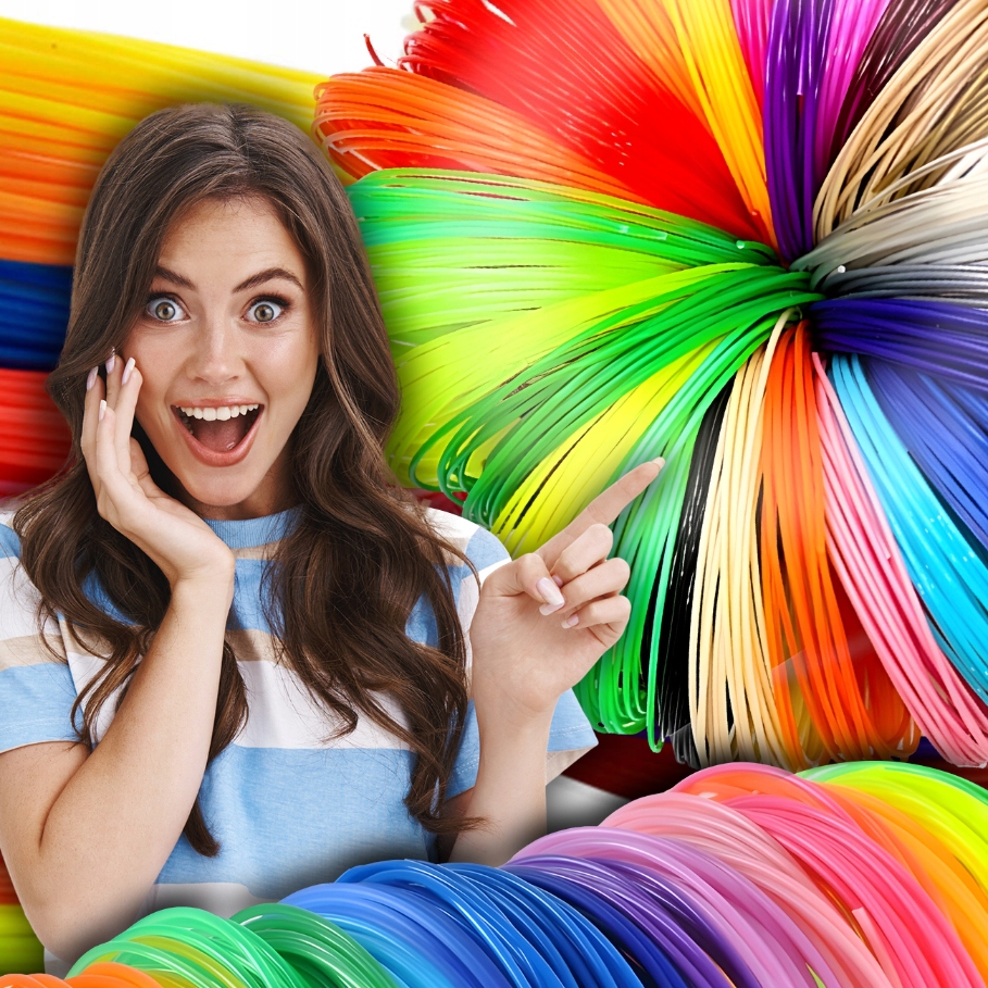 FILAMENT PLA 1,75MM WKŁADY DO DŁUGOPISU 3D MIX KOLORÓW FILAMENTY 200M Producent MAXSELL
