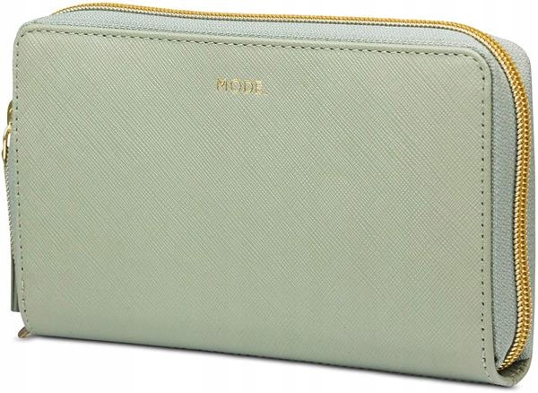 

Skórzany Portfel Damski Mode La Purse Olive Green