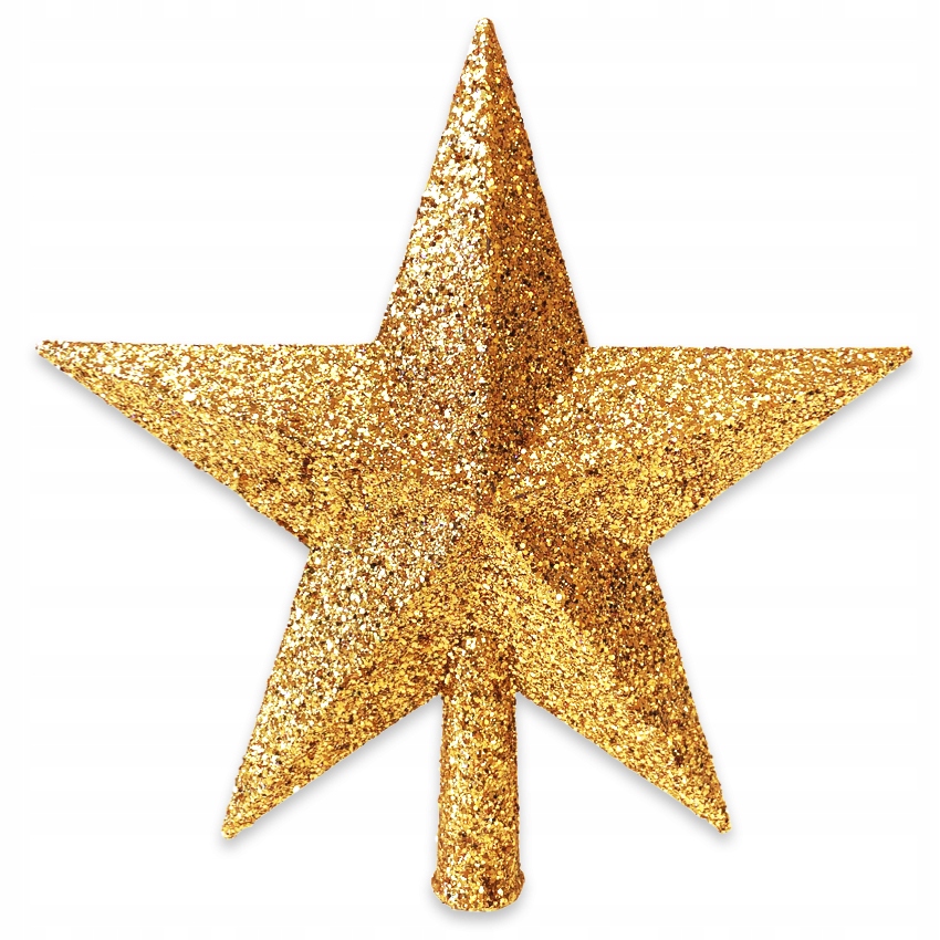 

Gwiazda gwiazdka czubek na choinkę szpic 20 złoto