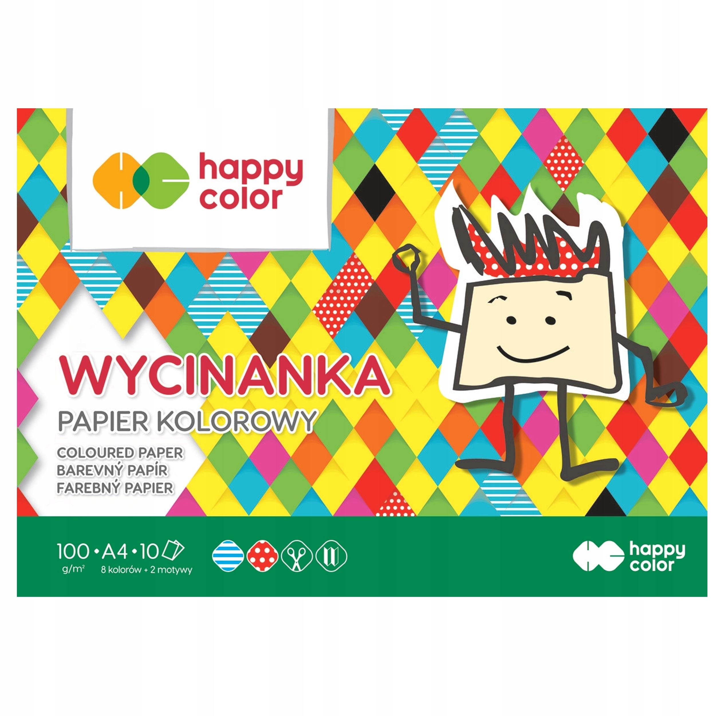 

Blok Wycinanka A4 10 Arkuszy 100G Happy Color