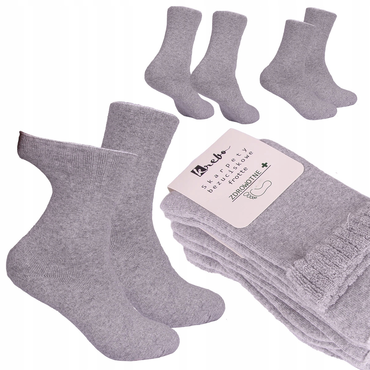 

Skarpety Medical Grube Bezuciskowe Zdrowotne 39-42