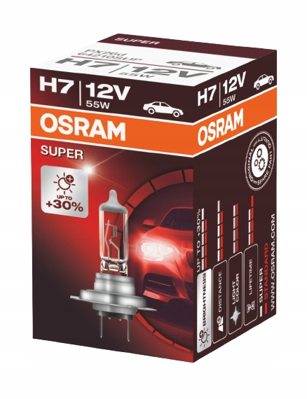 

Osram Zarowka H7 12V 55W PX26D Range 64210SU