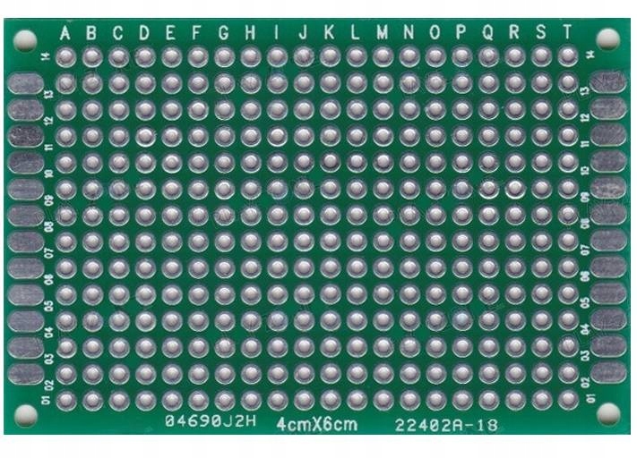 

Płytka uniwersalna prototyp Pcb 4x6cm dwustronna