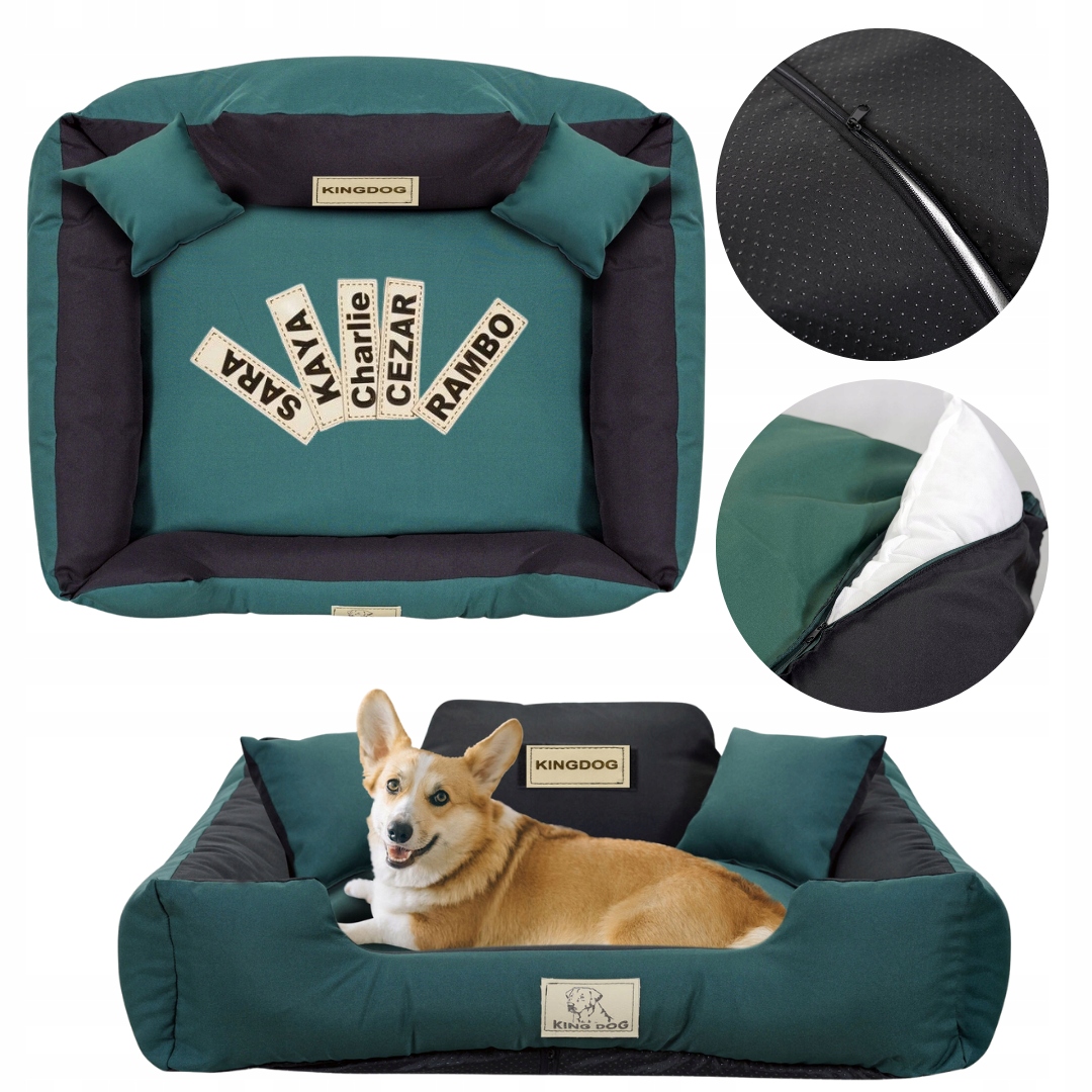 Levně Pelíšek Pro Psa S Vlastním Jménem 100X75 cm Velikost L, Rozebíratelný, Protiskluzový