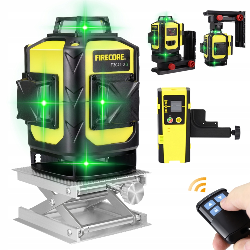 

Firecore Laser Level 360° Cross 4D Receiver